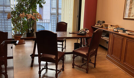 scrivania studio commercialista Tondini