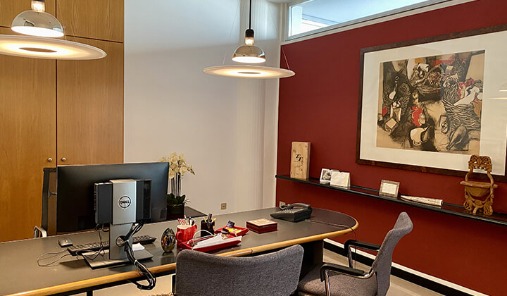 scrivania studio commercialista Tondini